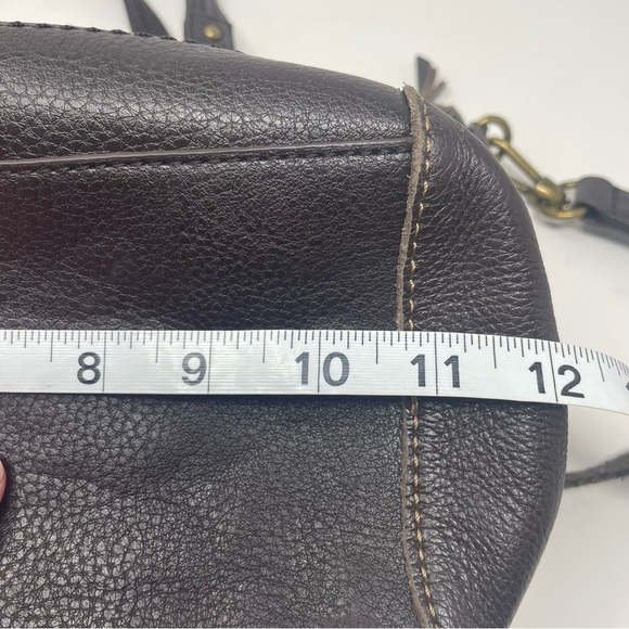 The Sak Leather Hobo Bag – Brown  Crossbody & Arm Straps - Picture 13 of 16